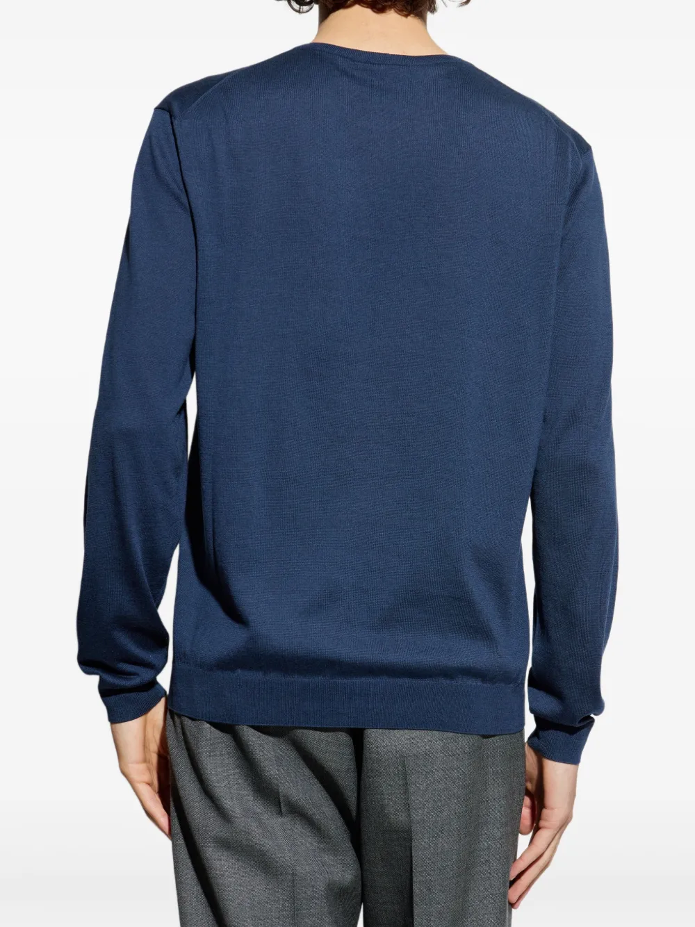 Giorgio Armani Trui met ronde hals Blauw