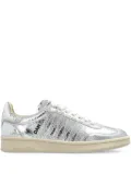 DSQUARED2 metallic-leather sneakers - Silver