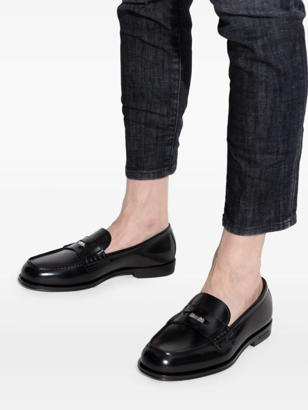 DSQUARED2 penny loafers Black