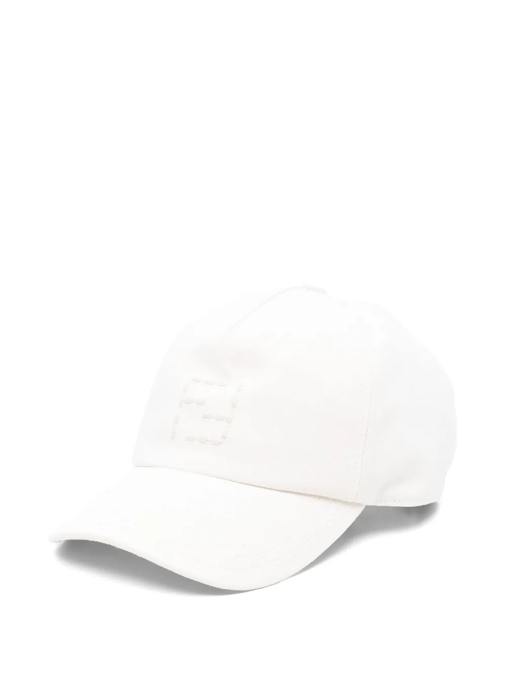 FENDI embroidered-logo cap | Neutrals | Image 1