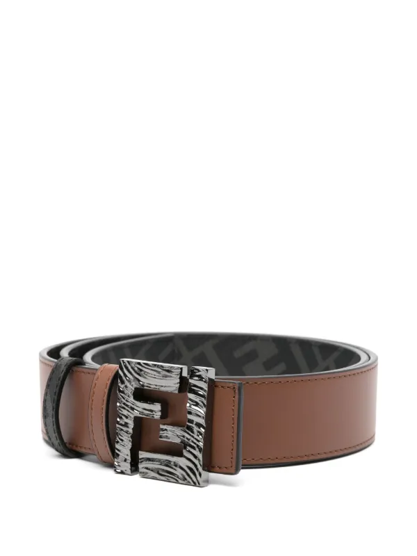 FENDI Reversible FF-logo Belt Black FARFETCH PH