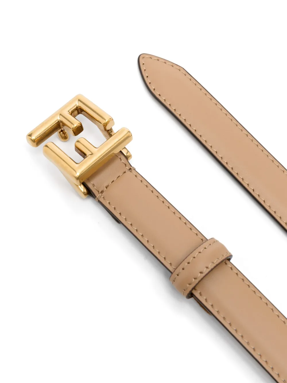FENDI FF-motif belt - Bruin