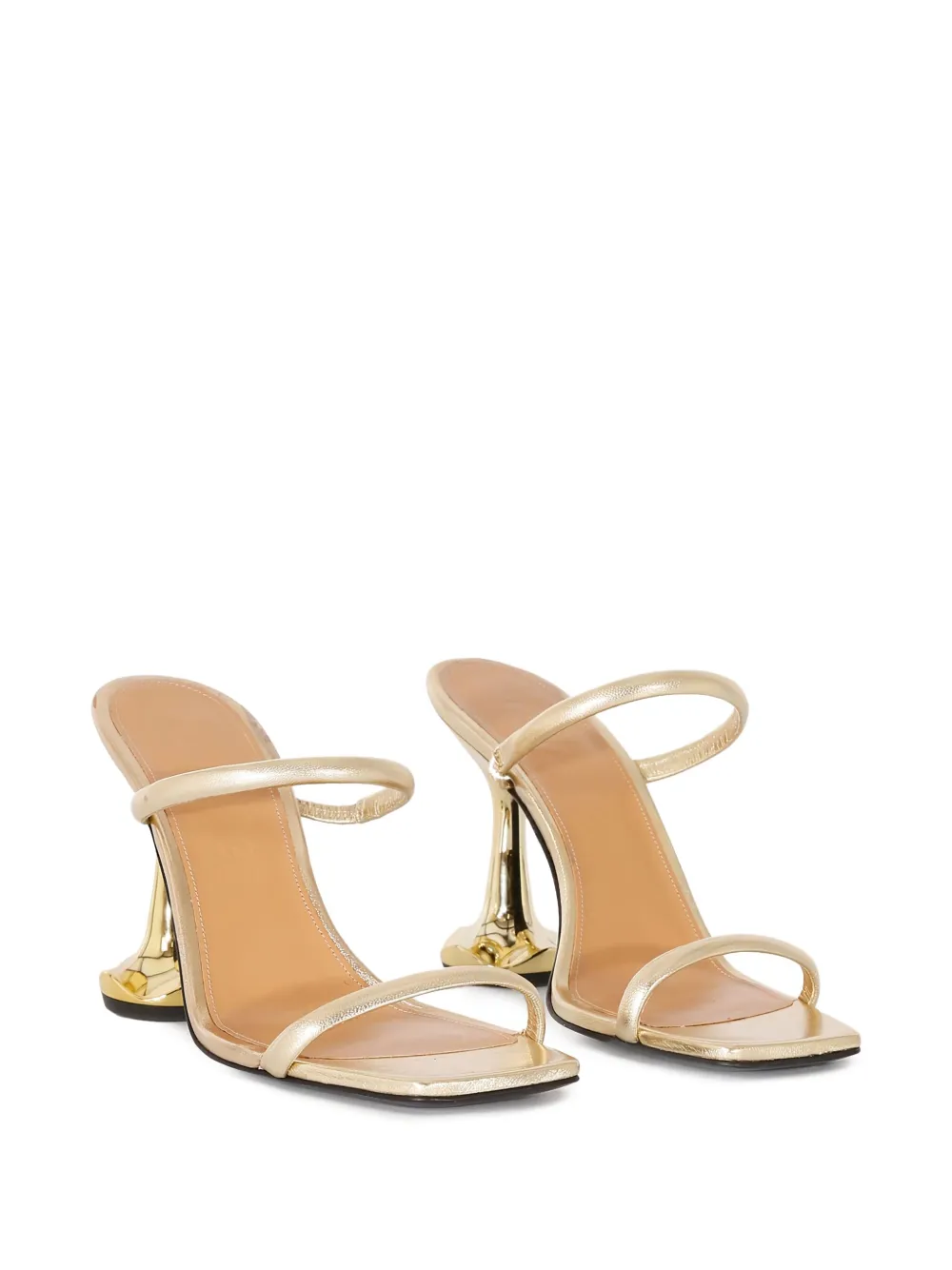 Ottange Lotus leather heeled sandals | Heeled Sandals | Image 2