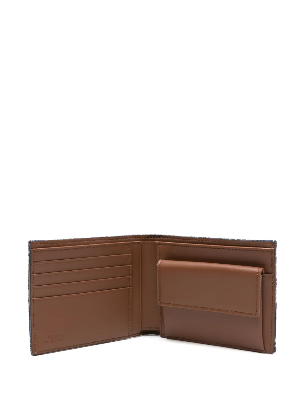 FENDI Portemonnee met FF-patroon Blauw