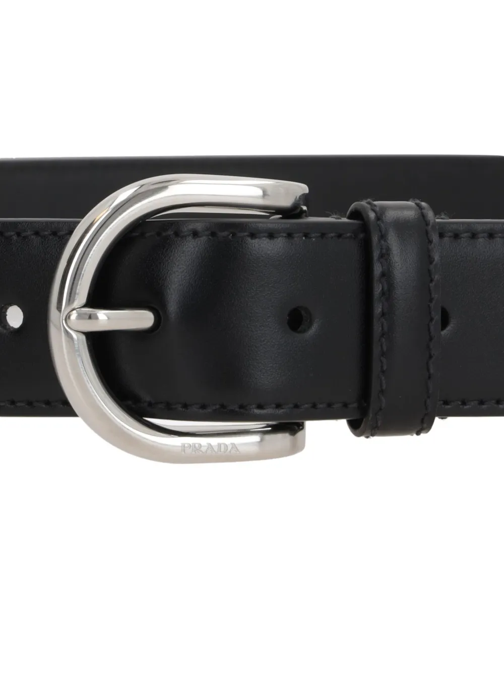 Prada ^ leren riem Zwart