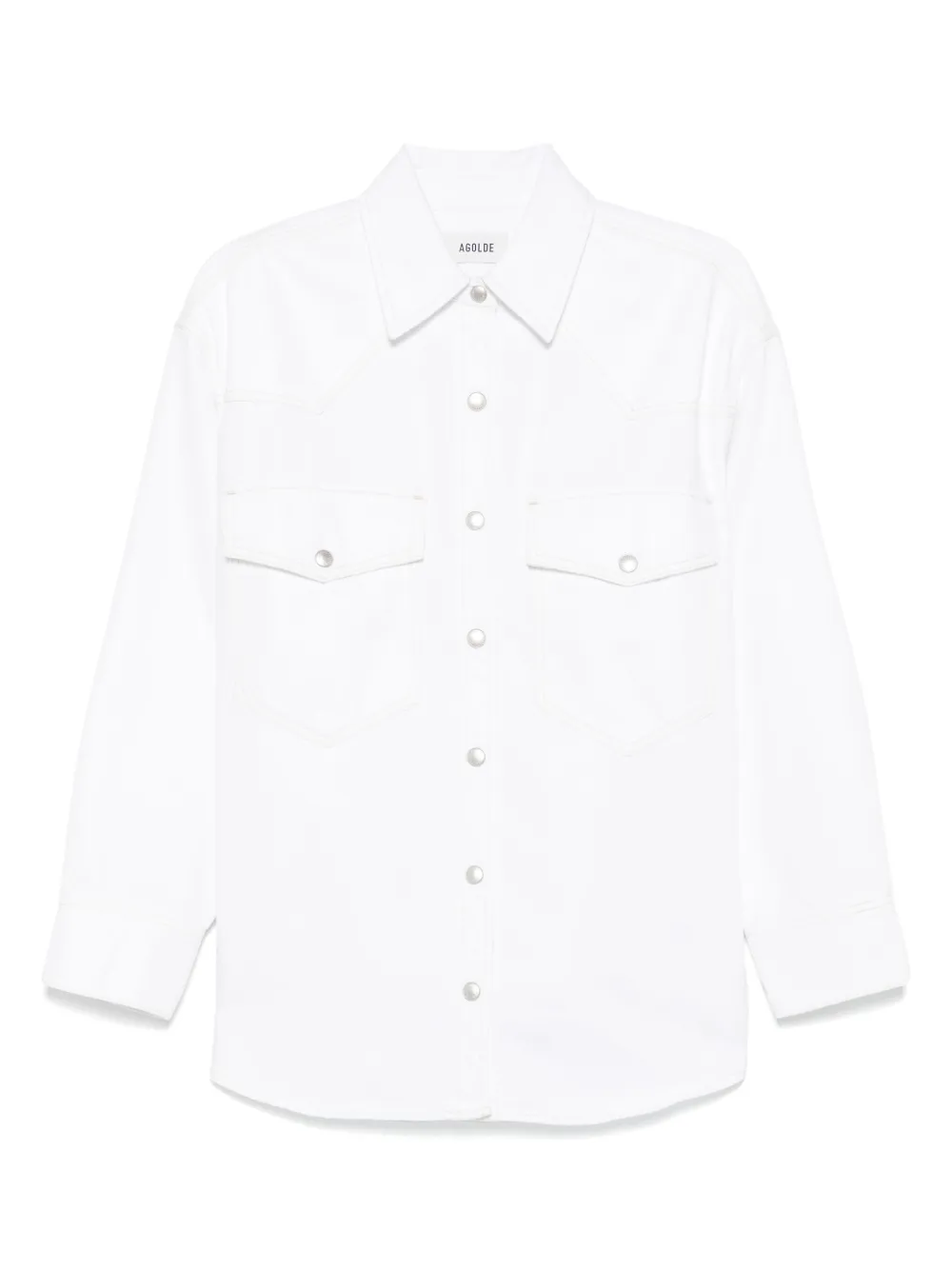 press-stud shirt