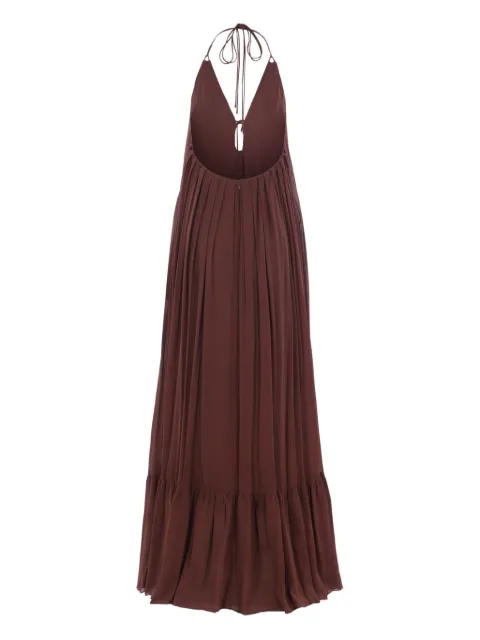 PINKO Vestido frente única com camadas