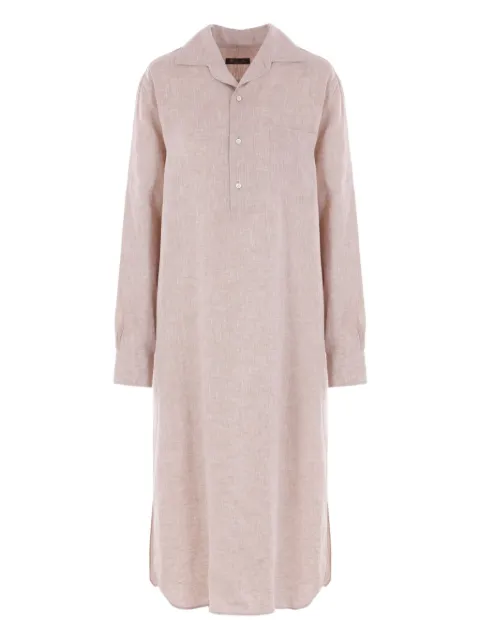 Loro Piana Lora linen midi shirt dress