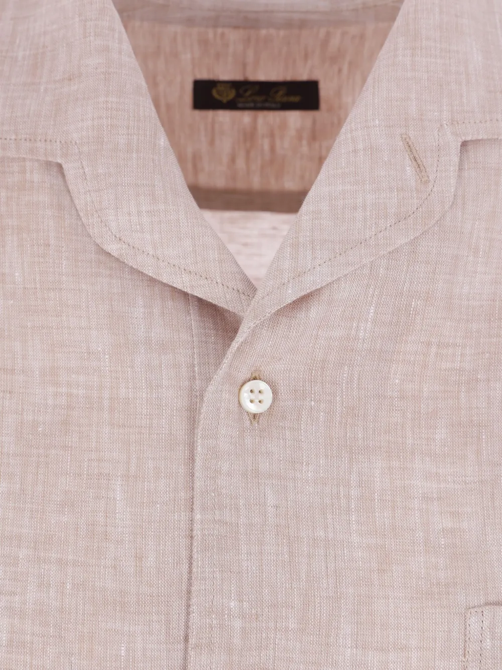 Loro Piana Lora linnen midi-blousejurk Beige