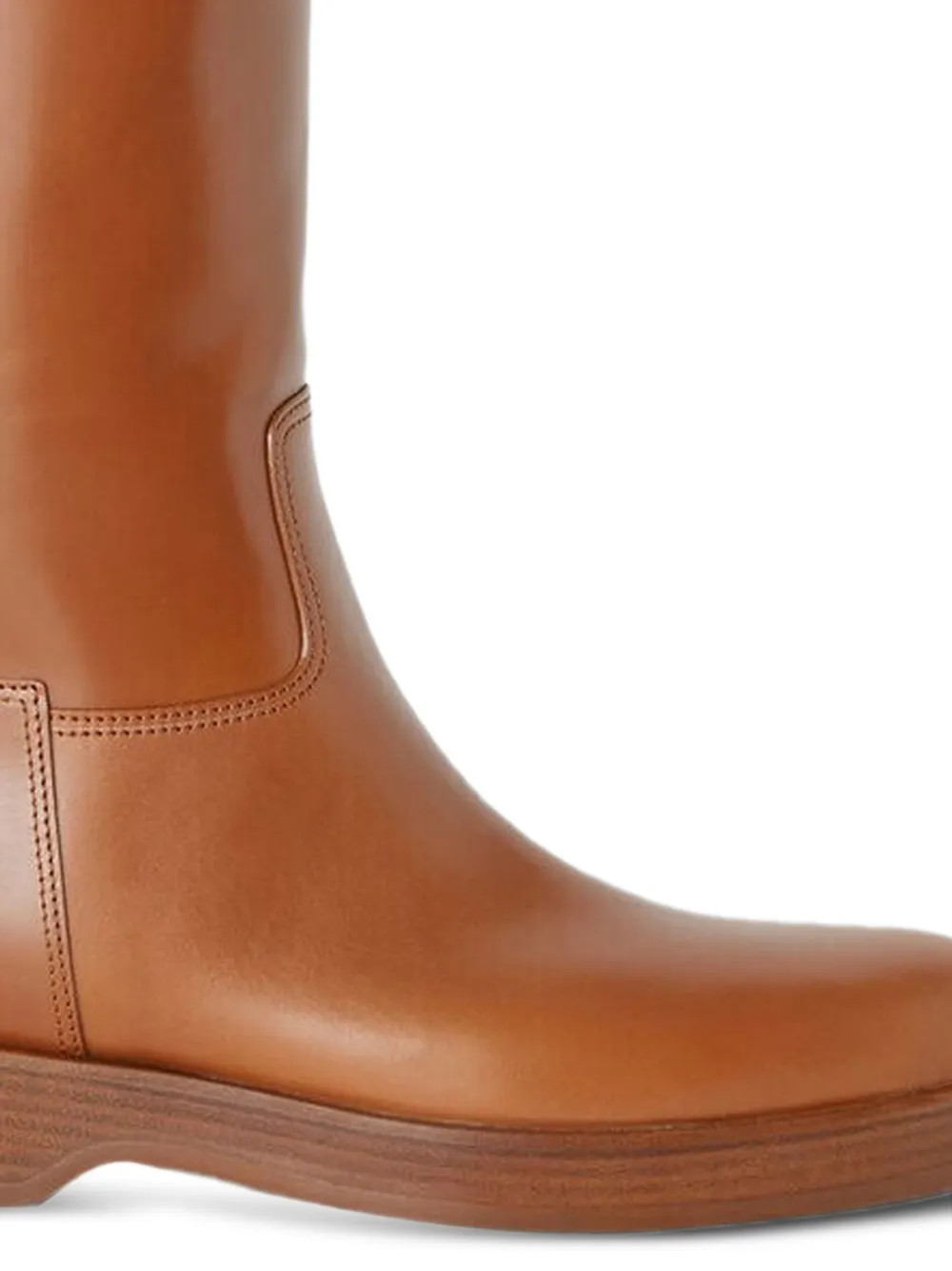 Loro Piana buckle-fastening calfskin boots Bruin