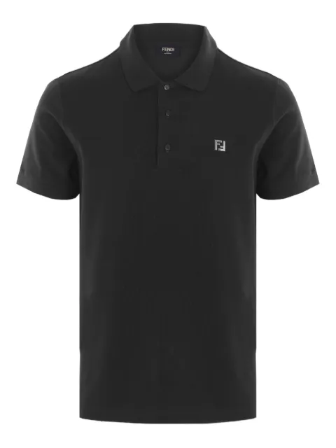 FENDI logo-embroidered polo shirt