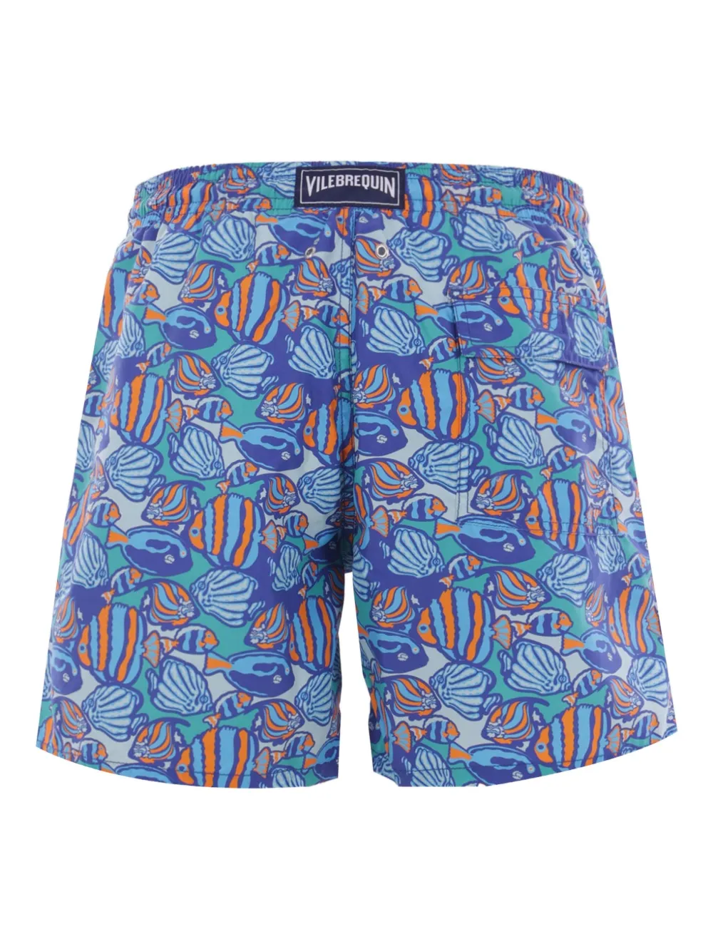 Vilebrequin Fishy Vibes zwembroek met print Blauw