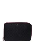 CHANEL Pre-Owned 2012-2013 quilted laptop case - Black