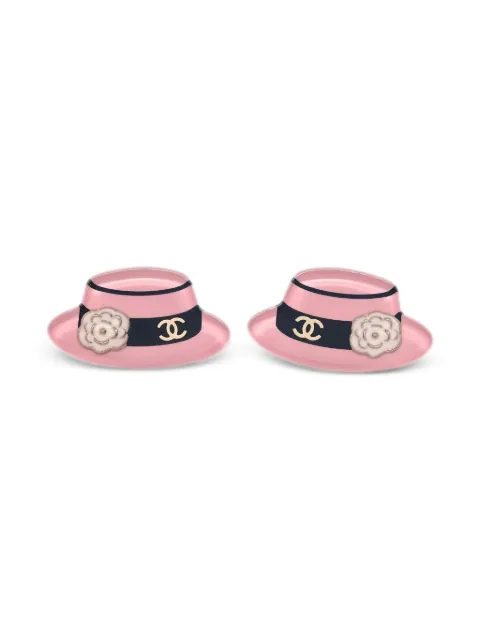 CHANEL Pre-Owned أقراط 'هات بيرسينغ' 2019