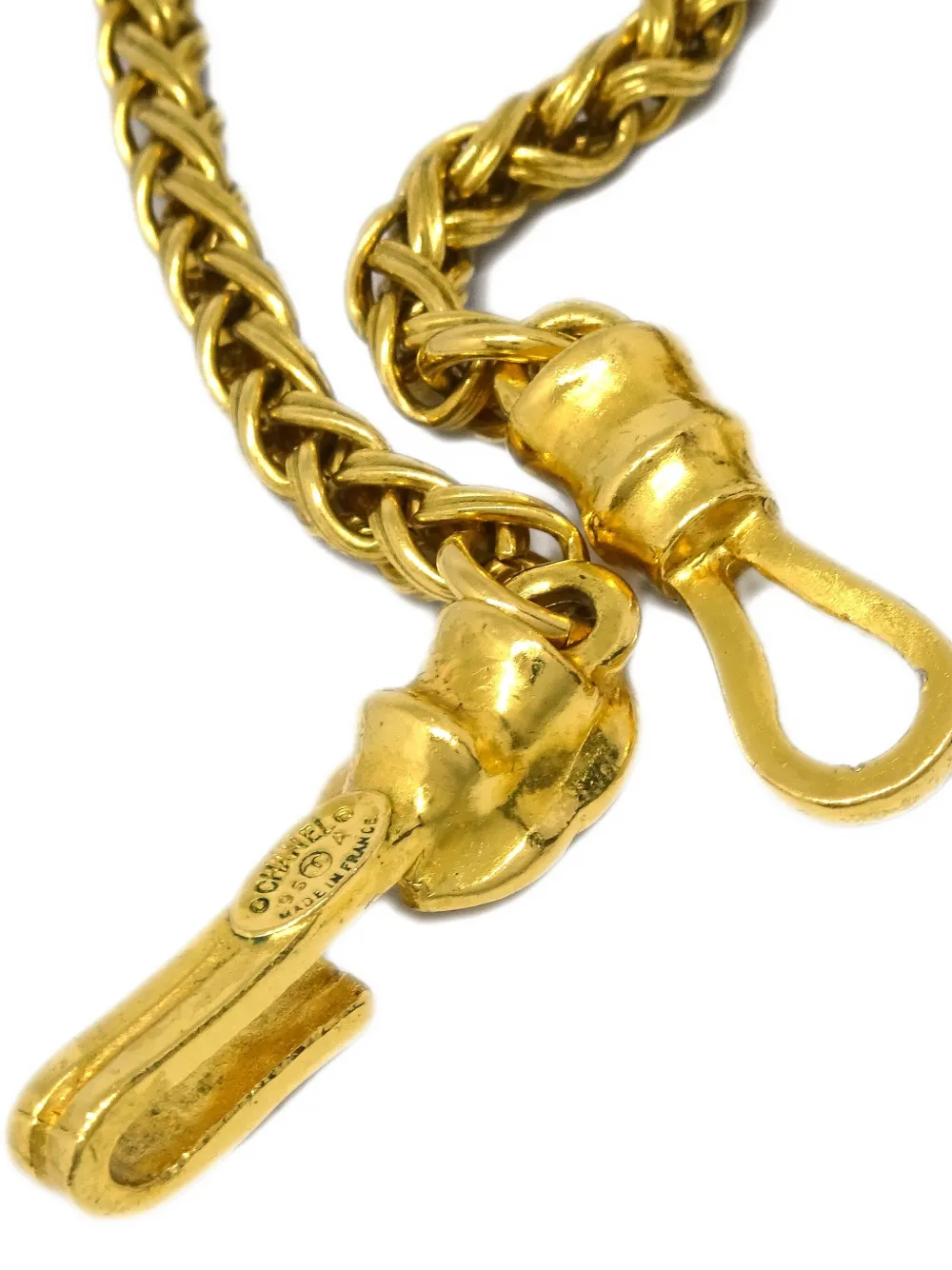 CHANEL Pre-Owned collier à pendentif CC Chain (1995) | Image 2