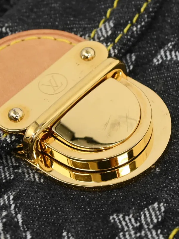 Louis Vuitton Pre-Owned 2007 Monogram Denim Patchwork Pouchy