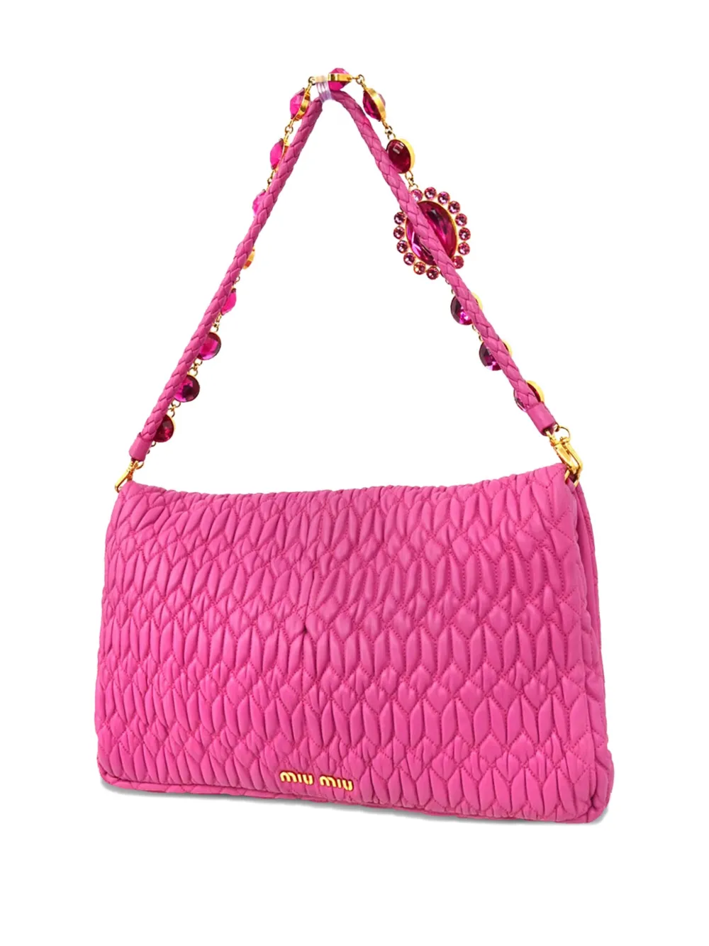 Miu Miu Pre-Owned 2010s Nappa Crystal shoulder bag | Pre-Owned | Image 2