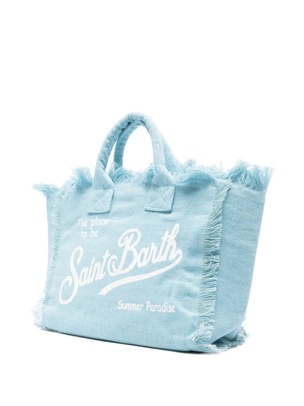 MC2 Saint Barth Colette fringed tote bag Blauw
