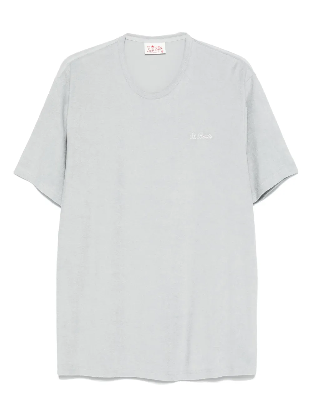 MC2 Saint Barth logo-embroidered T-shirt Blauw