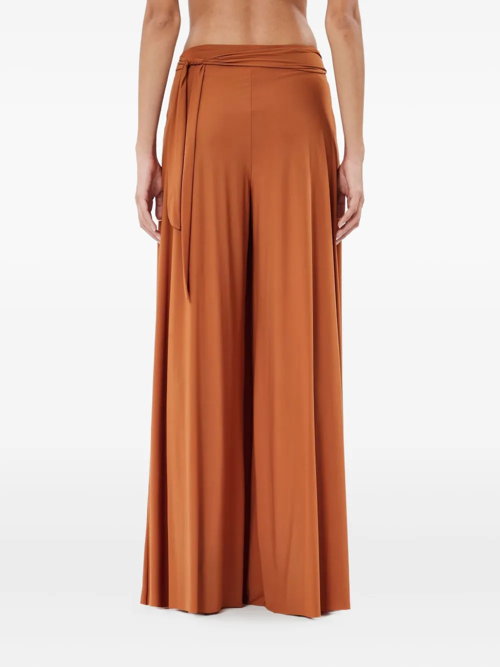 Amazuìn Broek met gekruiste taille Bruin