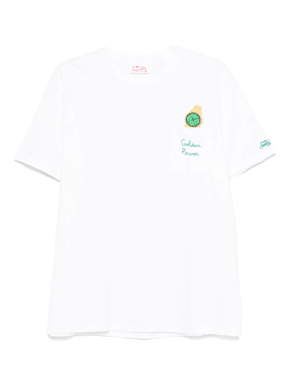 MC2 Saint Barth Golden Power cotton T-shirt Wit
