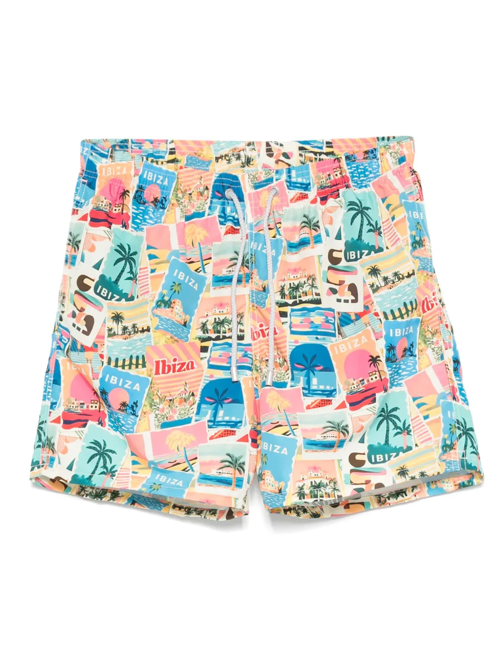MC2 Saint Barth graphic-print swim shorts Bruin