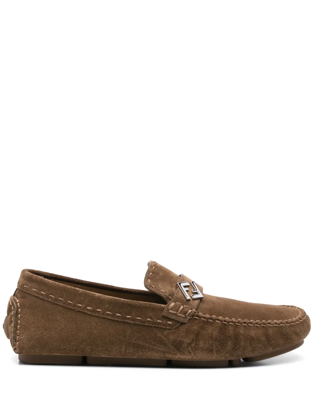 FENDI Driver FF loafers | Brown | Image 1