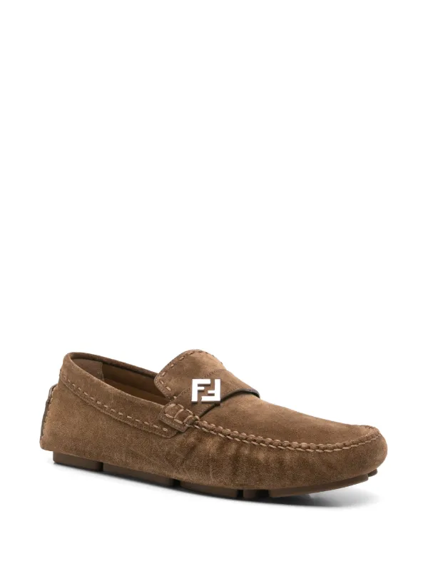FENDI スェード ローファー 【公式通販】