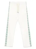Casablanca jersey track pants - White