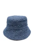 FENDI cotton bucket hat - Blue