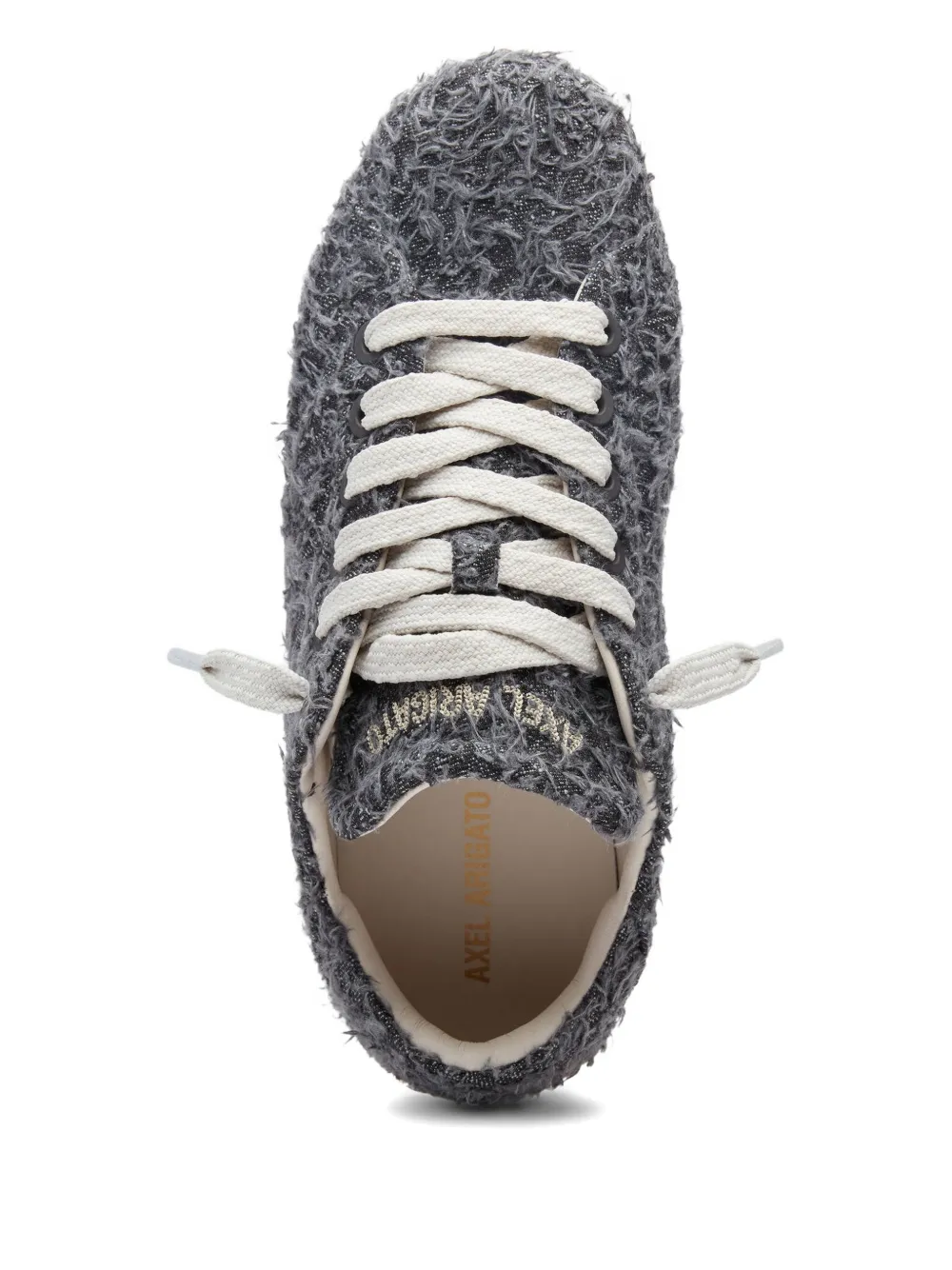 Axel Arigato Tact textured lace-up sneakers Black