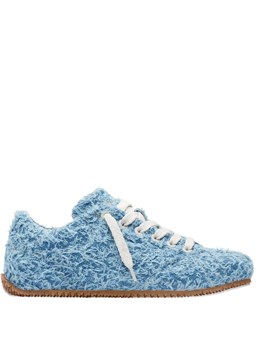 Axel Arigato Tact fuzzy-textured lace-up sneakers | Blue | Image 1