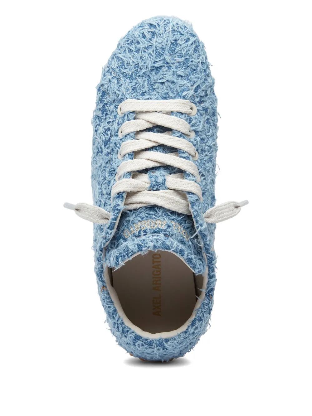 Axel Arigato Tact fuzzy-textured lace-up sneakers Blue
