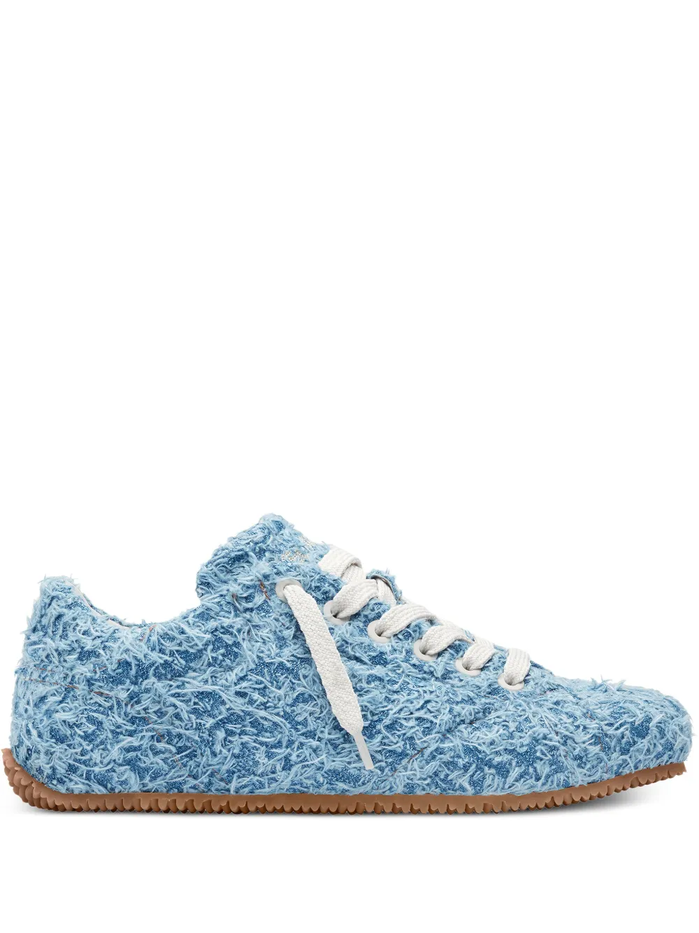 Axel Arigato Tact fuzzy-textured lace-up sneakers | Blue | Image 1