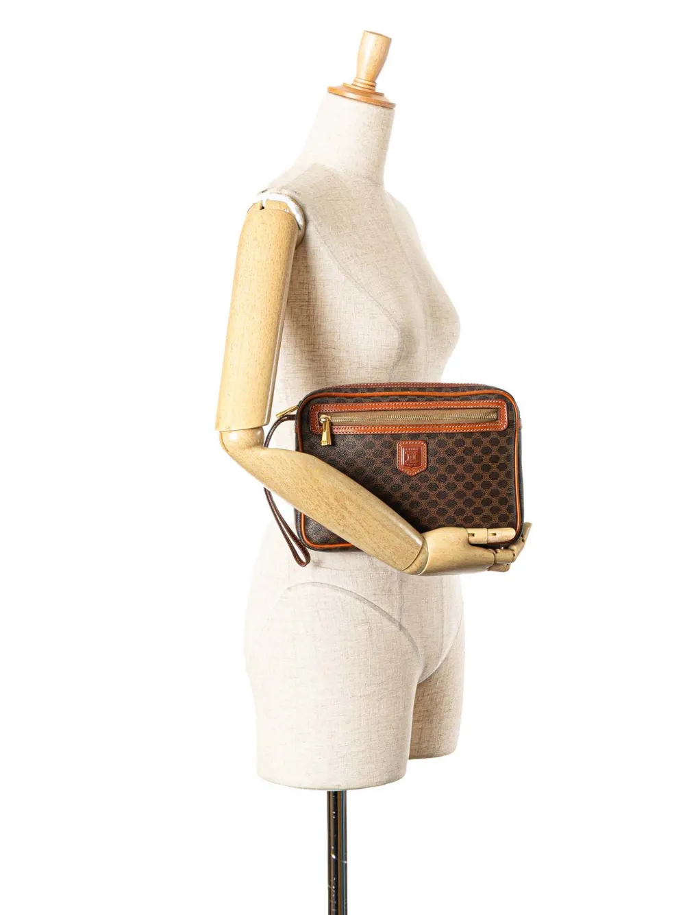 Céline Pre-Owned 1995 Macadam Coated Canvas clutch bag | Estilos de archivo | Image 2