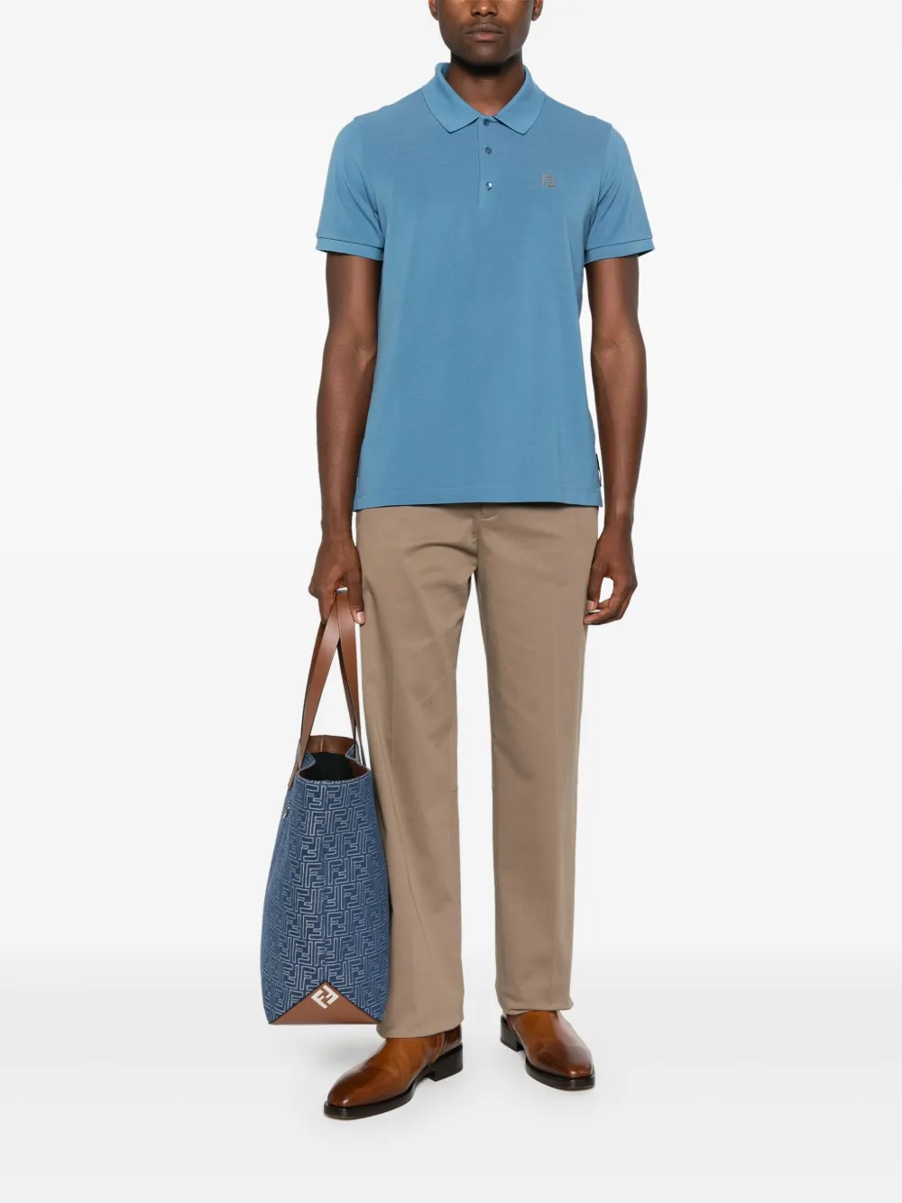 FENDI Air Force poloshirt - Blauw