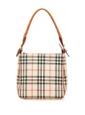Burberry Pre-Owned 2000-2017 House Check Tweed shoulder bag - Brown