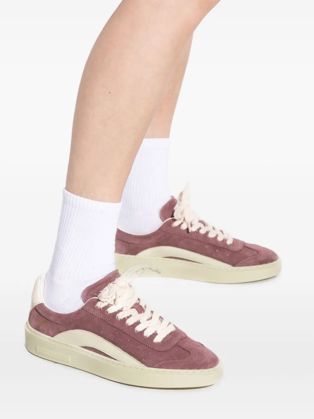 DSQUARED2 suede low-top sneakers