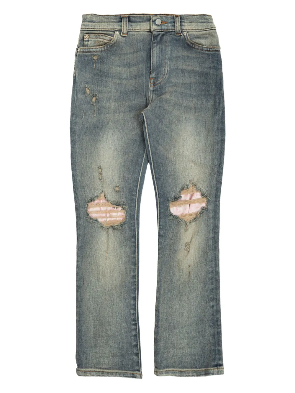 AMIRI KIDS distressed light-wash jeans - ブルー AMIRI KIDS distressed light-wash jeans - ブルー