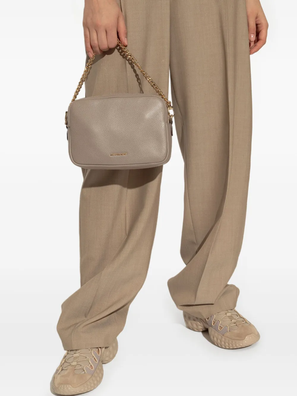 Michael Michael Kors sac à main en cuir à anse en chaîne | Image 2