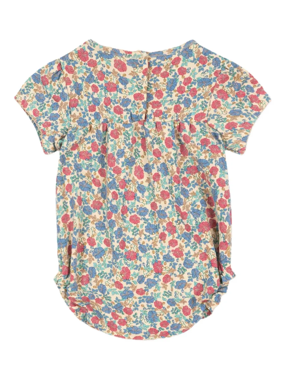 Konges Sløjd Romper met bloemenprint - Blauw