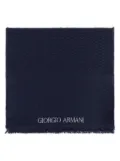 Giorgio Armani wool scarf - Blue