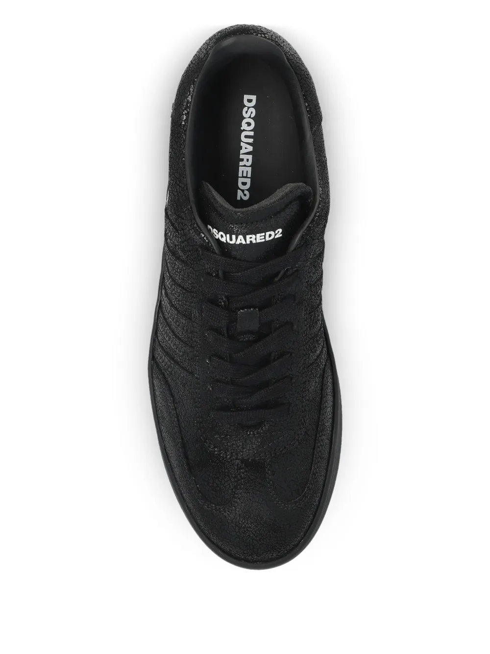 DSQUARED2 leather sneakers M4132 BLACK