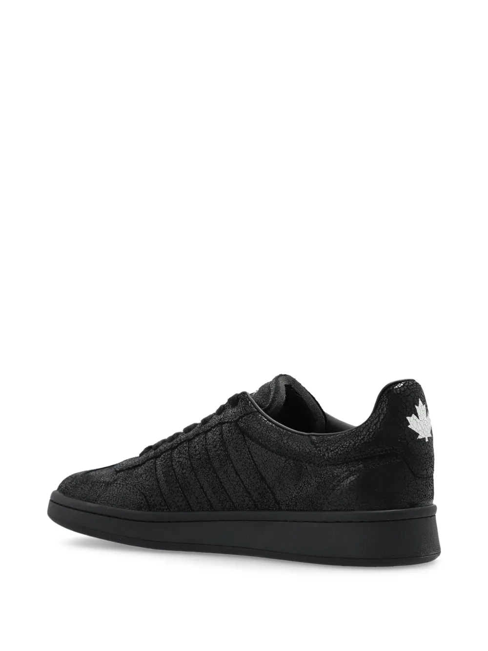 DSQUARED2 leather sneakers M4132 BLACK