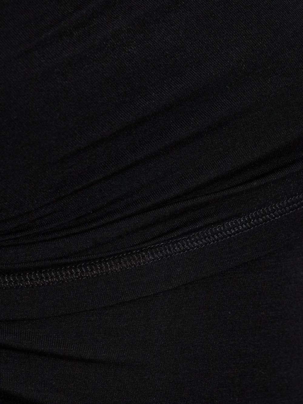 Helmut Lang Asymmetrische top Zwart