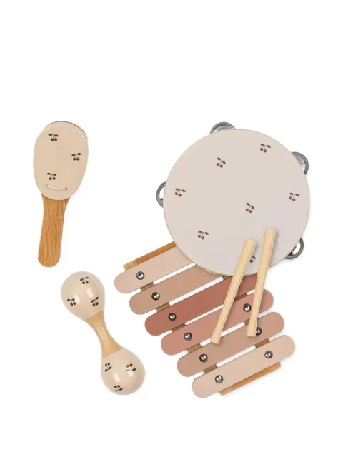 Konges Sløjd cherry-print music set 