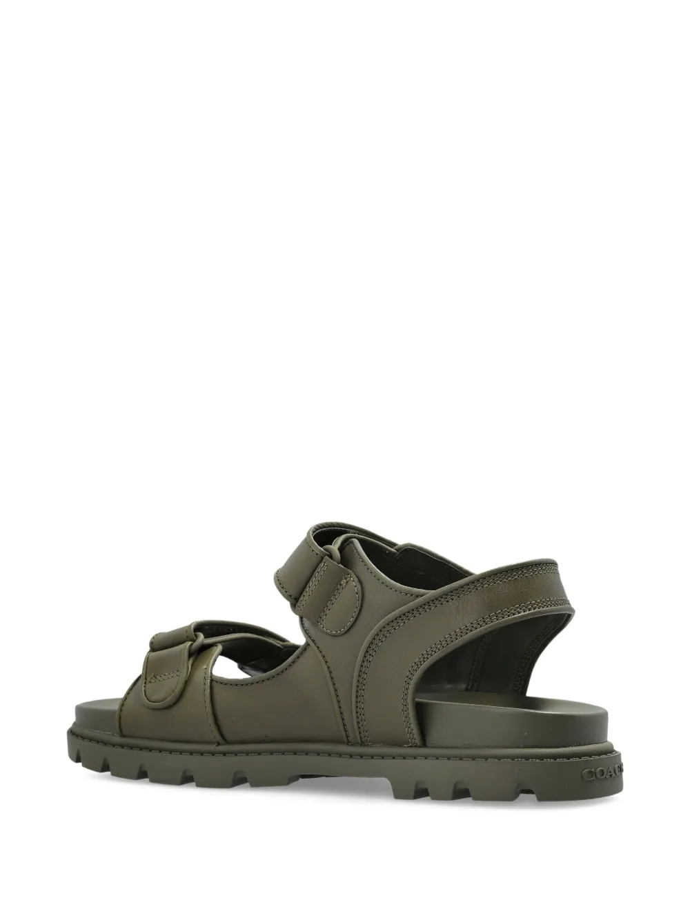 Coach touch-strap sandals Green