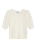 MUNTHE wool-blend knitted top - Neutrals
