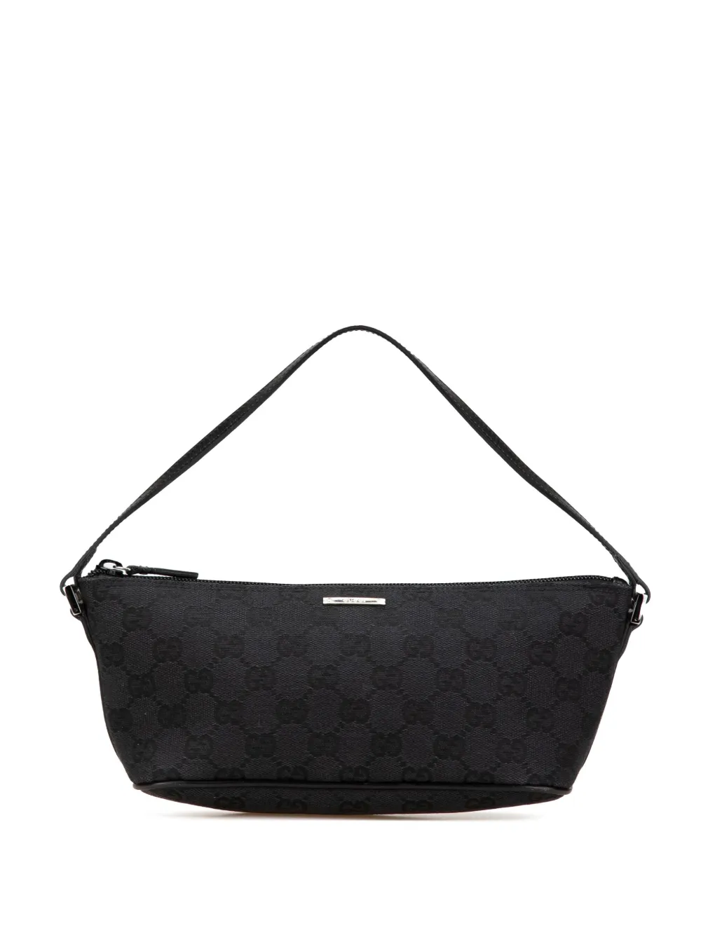 Gucci Pre-Owned 2000-2015 GG Canvas Boat shoulder bag | Black | Image 1
