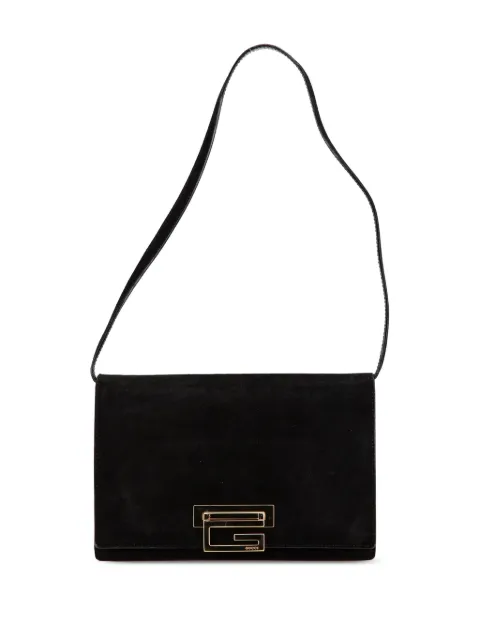 Gucci Pre-Owned axelväska i mocka från 1900-talet